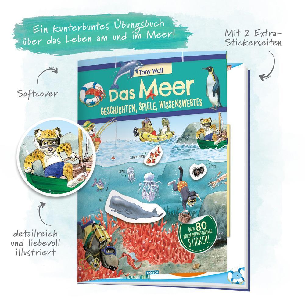 Thumbnail - Trötsch Das Meer Geschichten Spiele Wissenswertes Stickerbuch Trötsch