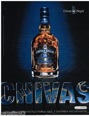 REKLAME WERBUNG 095 2007 CHIVAS Whisky 18 Jahre Alter