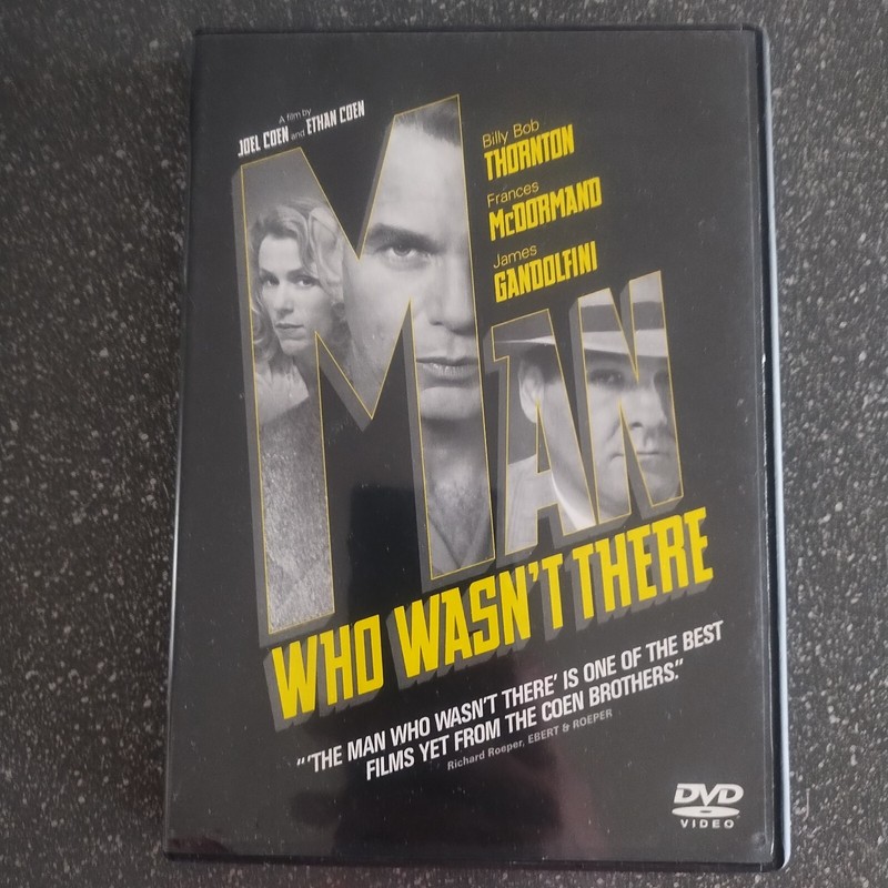 Man Who Wasn't there (DVD, 2001 Coen Brothers) - LIKE NEW (No Scratches)