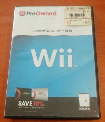 Carnival Games Nintendo Wii Global Star Software Cat Daddy Games Havok Dolby