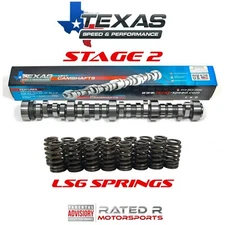 Texas Speed GM LS Truck Stage 2 Cam Kit LS6 Springs TSP Cam 4.8L 5.3L 6.0L 6.2L