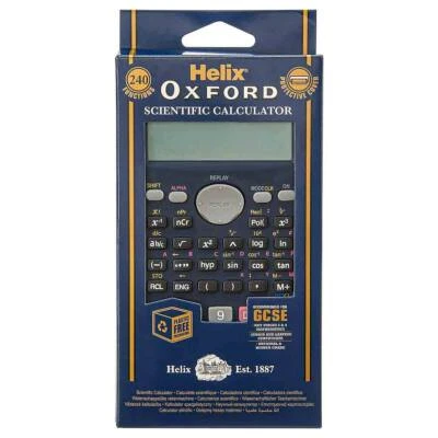 Helix Oxford Scientific Maths Calculator GCSE Exams Key Stage 3/4 240 Functions