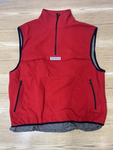 Chaleco Nautica Para Hombre Abrigo Sin Mangas Con Lana Invierno Talla S - product listing photo