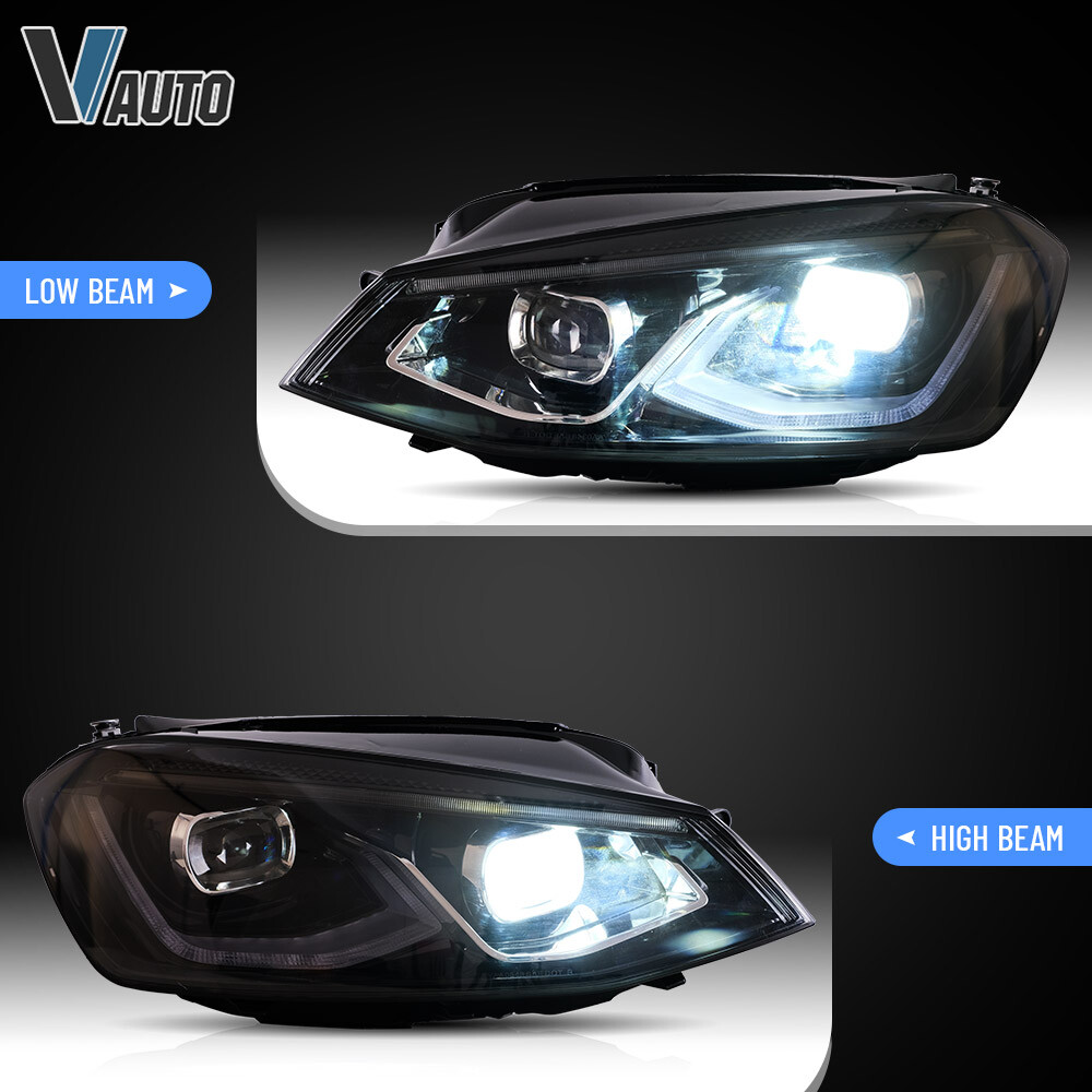 VLAND Full LED Headlights For 20122018 Volkswagen Golf MK7 Stock