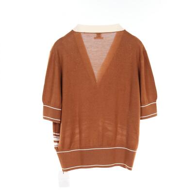 HERMES Chaine d'Ancre cardigan short sleeves #42 5E2749DF silk