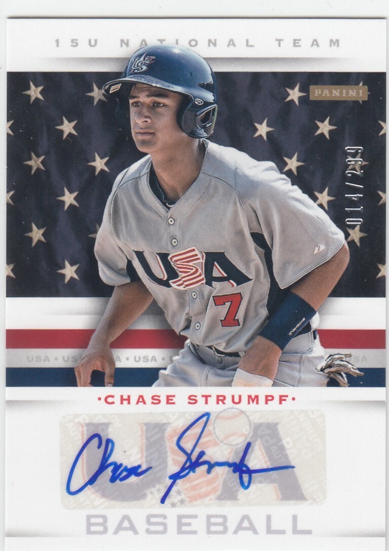 2013 Chase Strumpf Panini USA Box Set 15U ROOKIE AUTO /299 - #17