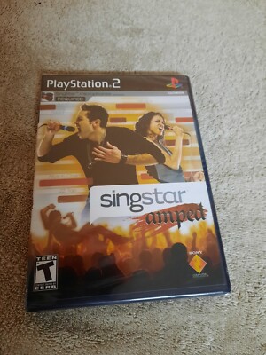 SingStar Amped (Sony PlayStation 2, 2007) Black Label