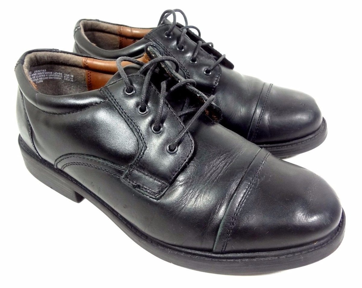 PURITAN MENS OXFORD CAP TOE BLACK LEATHER DRESS SHOES SIZE  display picture 2