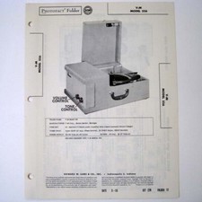 V-M VM V M Model 556 - SAMS Photofact 1955 - New NOS
