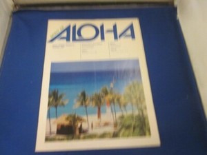 Spirit Of Aloha Airlines Magazine 1981 Hawaii info ads Hotel Tourist Articles