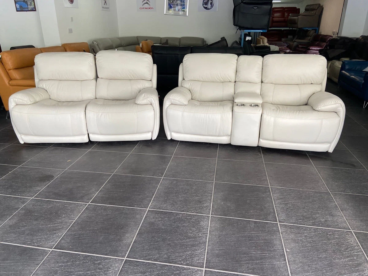 Off clearance white recliner