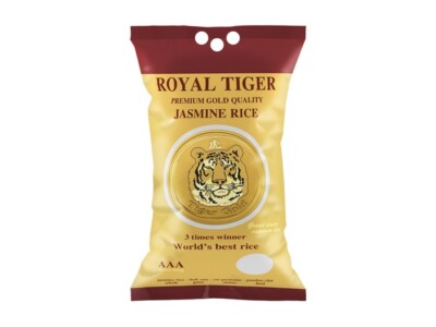 5kg Royal Tiger Duftreis Jasminreis Höchste Qualität AAA Reis Jasmin Reis Gold