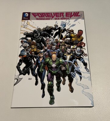 Forever Evil Herrschaft des Bösen Heft 1 Variant Cover A Panini 2014 Mit Poster