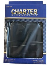 2 Packs Charter Marine Boat Registration 3  Black Letter  Number Decal Kit
