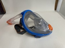 Ocean Reef ARIA Full Face Snorkeling Mask Blue L/XL Used