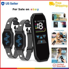 Dog Training Collar Set with Remote Waterproof Vibration Beep Static for All ...