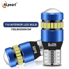 2PCS T10 W5W LED CANBUS No Error 12V Car Interior Lights 168 194 3030 SMD