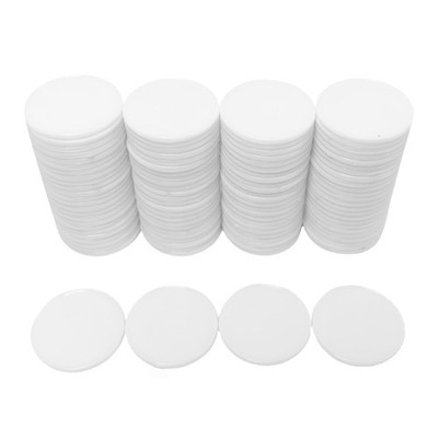 100 Stück 25 mm/2,5 cm blickdichtem Kunststoff lernen Zählen Marken Poker Chi...