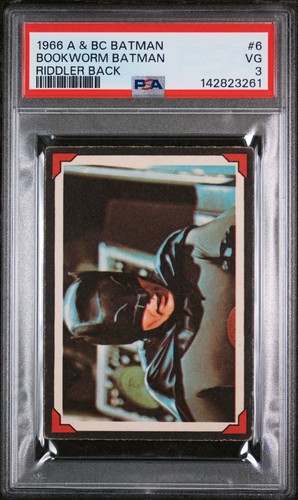 1966 A&BC Batman Riddler Back #6 — PSA 3