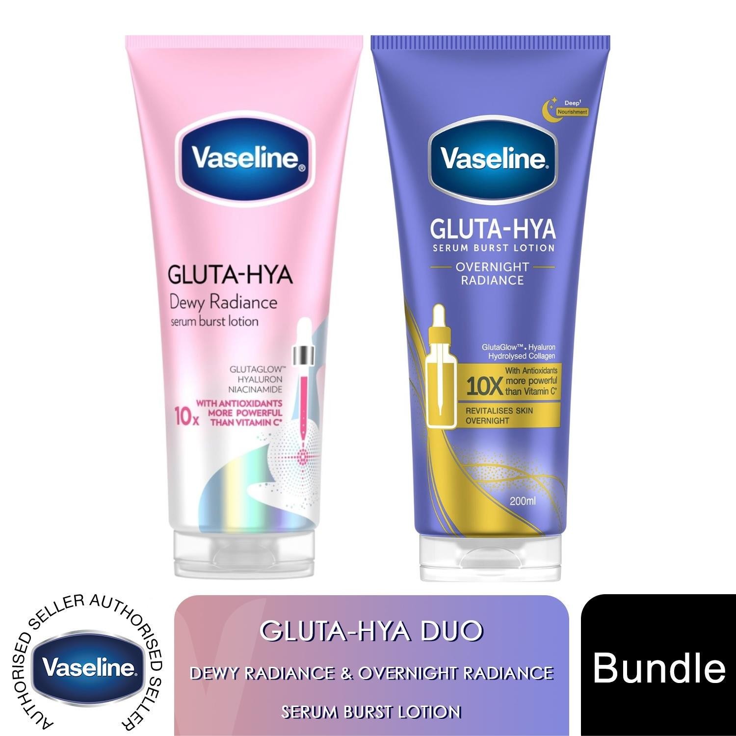 2 X Vaseline Gluta-Hya Overnight Lotion 200ml - Image 6