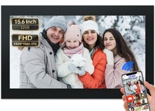 Digital Picture Frame, 15.6 Inch Large Digita Photo Frame WiFi, 1920 1080 F...