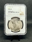 1923 90% Silver Peace Dollar NGC MS62!