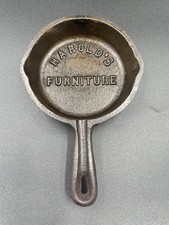 Antique Mini 3.5” Cast Iron Pan - BBQ Basting Melting Sauce pan for Grilling