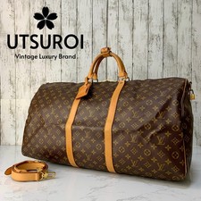 LOUIS VUITTON Keepall Bandouliere 60 Monogram Boston Bag Authentic【Condition:A】