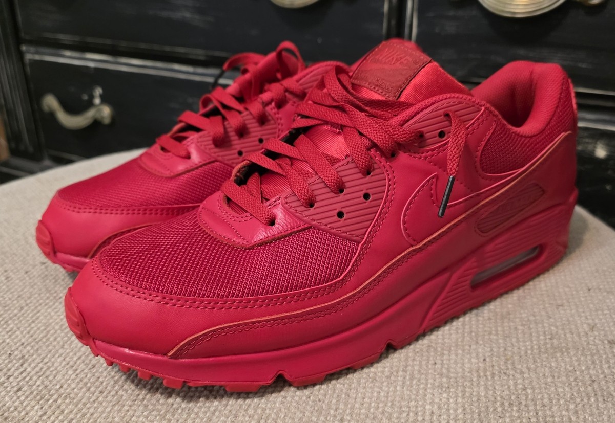 Triple Red Air Max 90 Womens All Red Size 14 Nike Air Max 90