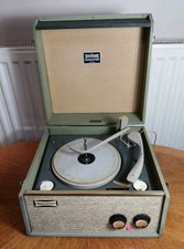 Dansette Senator Portable Record Player c.1964 Working But With Issues Read Text
