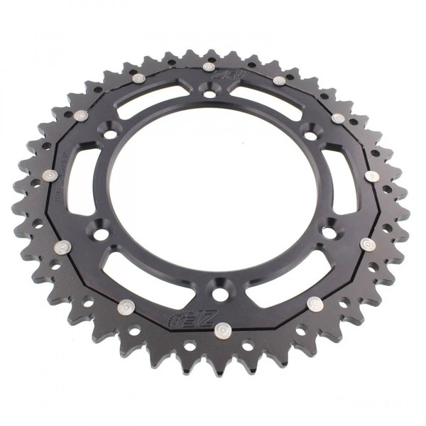 Kettenrad Alu Schwarz 46-ZäHne 520-Teilung FüR Ktm Adventure 640 R Bj. 1999-2000-image