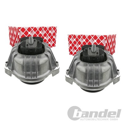 2X FEBI BILSTEIN MOTORLAGER BEIDSEITIG PASSEND FÜR BMW 1 3 X1 Z4 LINKS+RECHTS