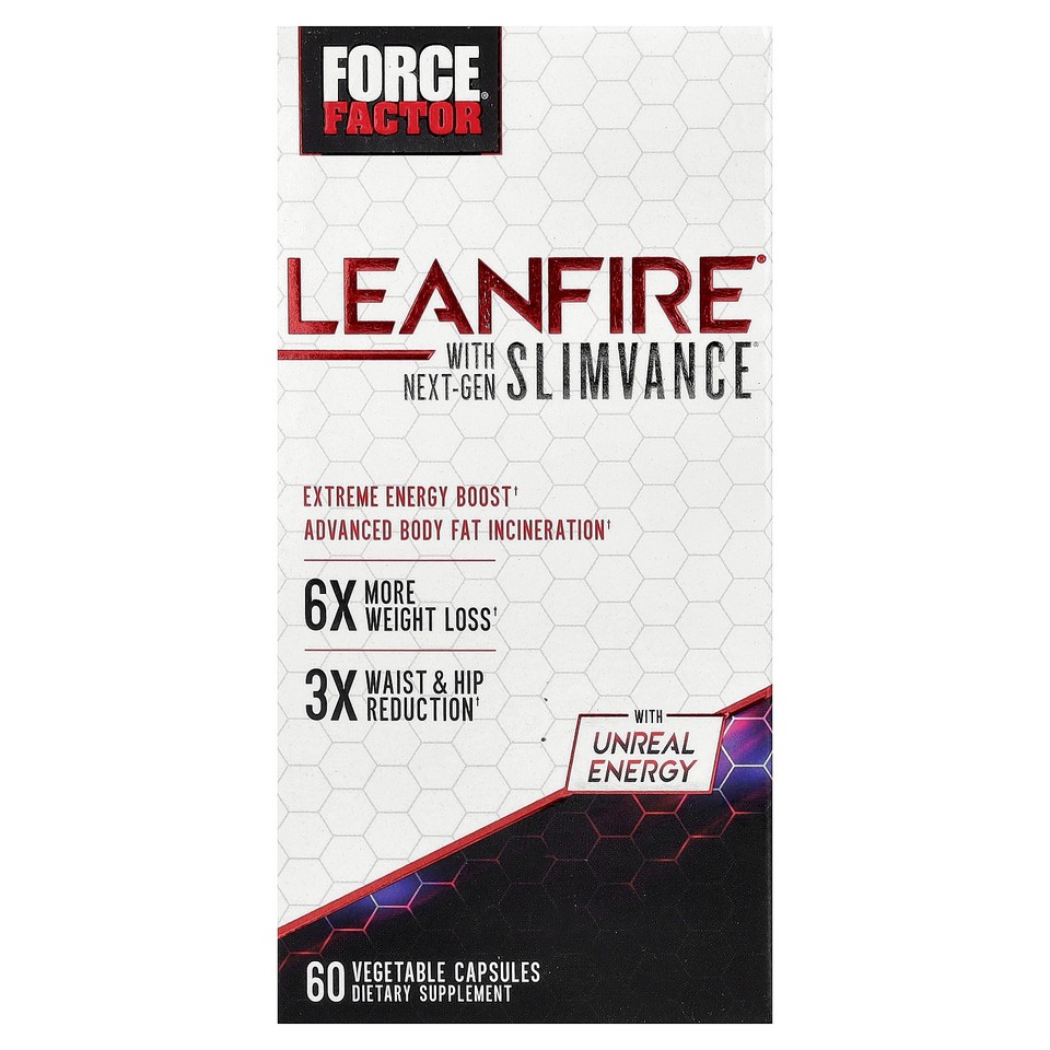 LeanFire® with Next-Gen Slimvance®, 60 Vegetable Capsules