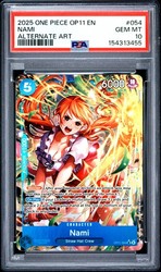 Nami OP11-054 Alternate Art A Fist of Divine Speed
