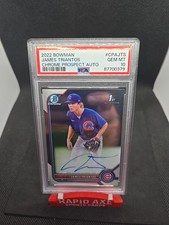 2022 Bowman - Chrome Prospect Autographs James Triantos #CPA-JTS (AU, RC)