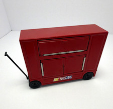 Nascar Redblack Diecast Rolling Pit Cart Tool Box Trailer W Opening Doors Nascar Redblack Diecast Rolling Pit Cart Tool Box Trailer W Opening Doors