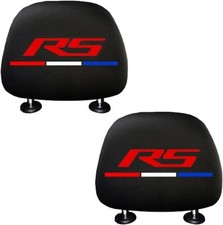 2PCS Car Headrest Cover Breathable Fabric Auto Head Rest Protector MRS