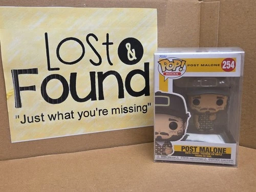 Funko Pop! Rocks Post Malone #254 With Pop Protector