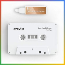 Cassette Head Cleaner Audio Player Maintenance Wet Type Solution 1 Kit For Tape