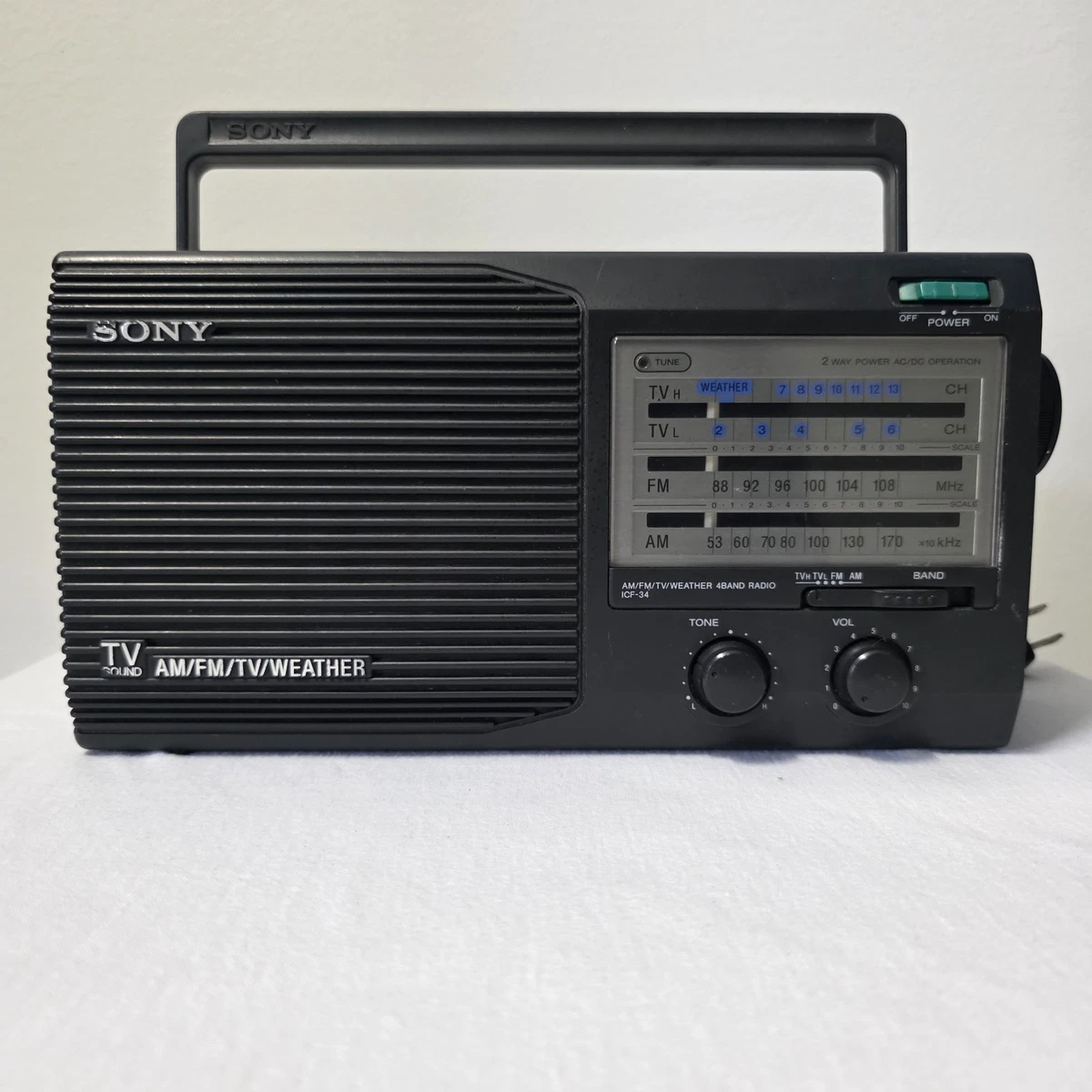 Sony AM⁄FM SONY Portable ICF-SW1S FMステレオ⁄LW⁄MW⁄SW PLL