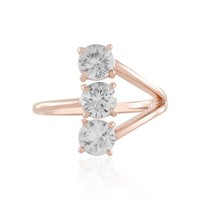 Cavill Zirkonring Damen 925 Silber RoséVergoldet 2,33Ct Brillantschliff