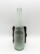 Antique Aqua Beer Bottle BECHAUD BR’G CO Fond du Lac Wisconsin Pre Prohibition