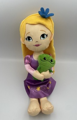 Rapunzel & Pascal Disney Princess Lil Friends Plush 14  Stuffed Toy Doll w/Frog