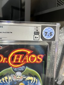 Dr. Chaos (NES, 1988) &ndash; WATA 7.5 A+ &ndash; Cult Horror Classic Sealed Slab