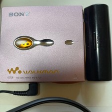 Sony MZ E700 Portable Hi-MD Walkman MD Player Pink Used