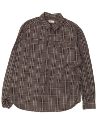 Columbia Herren Hemd mittelgrau kariert Nylon BR09