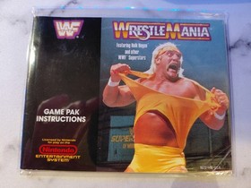 WWF WrestleMania (Nintendo NES, 1988) cartuccia gioco e manuale - testato