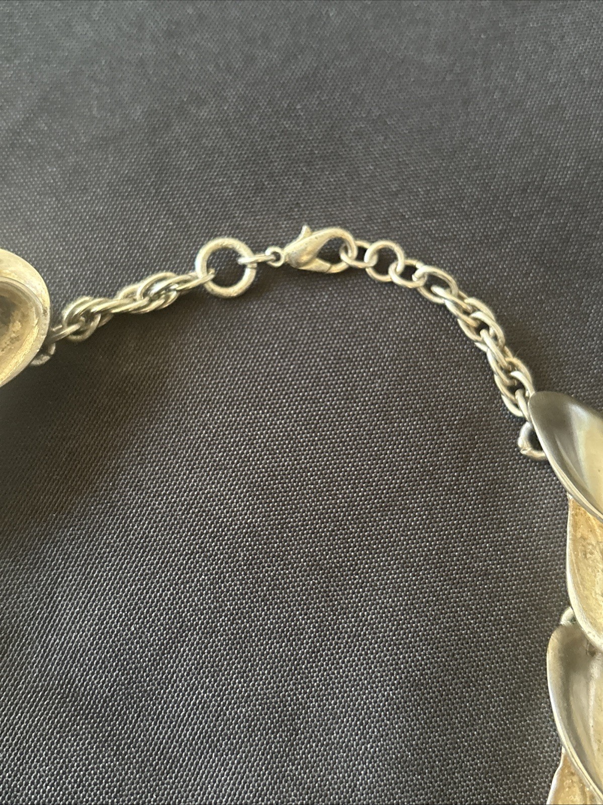 Beautiful MCM Silver Tone Statement Modernist Bru… - image 3