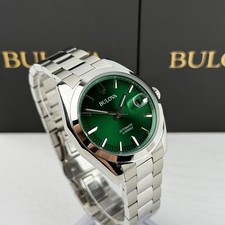 Bulova Surveyor 96B429 Men's Watch 39MM Green Dial Automatic Men's Watch