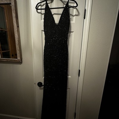 Primavera Women's Black Sequin Prom/homecoming Dress Size 2